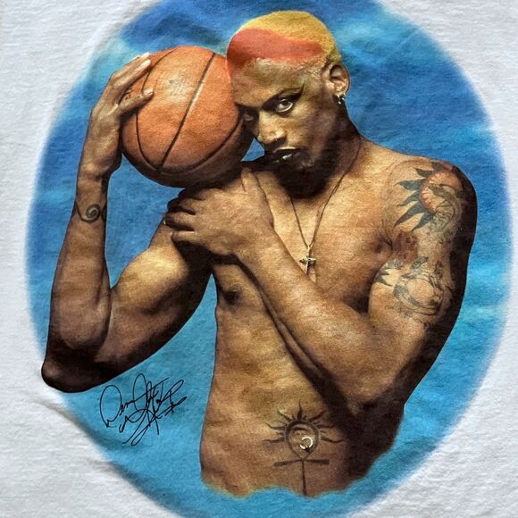 VTG '96 Mens Medium Dennis Rodman Bad as I Wanna Be Promo Long Sleeve T-Shirt - Picture 2 of 8